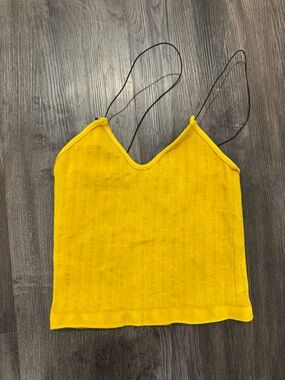 Nikibiki Sunny Yellow Ribbed Cami